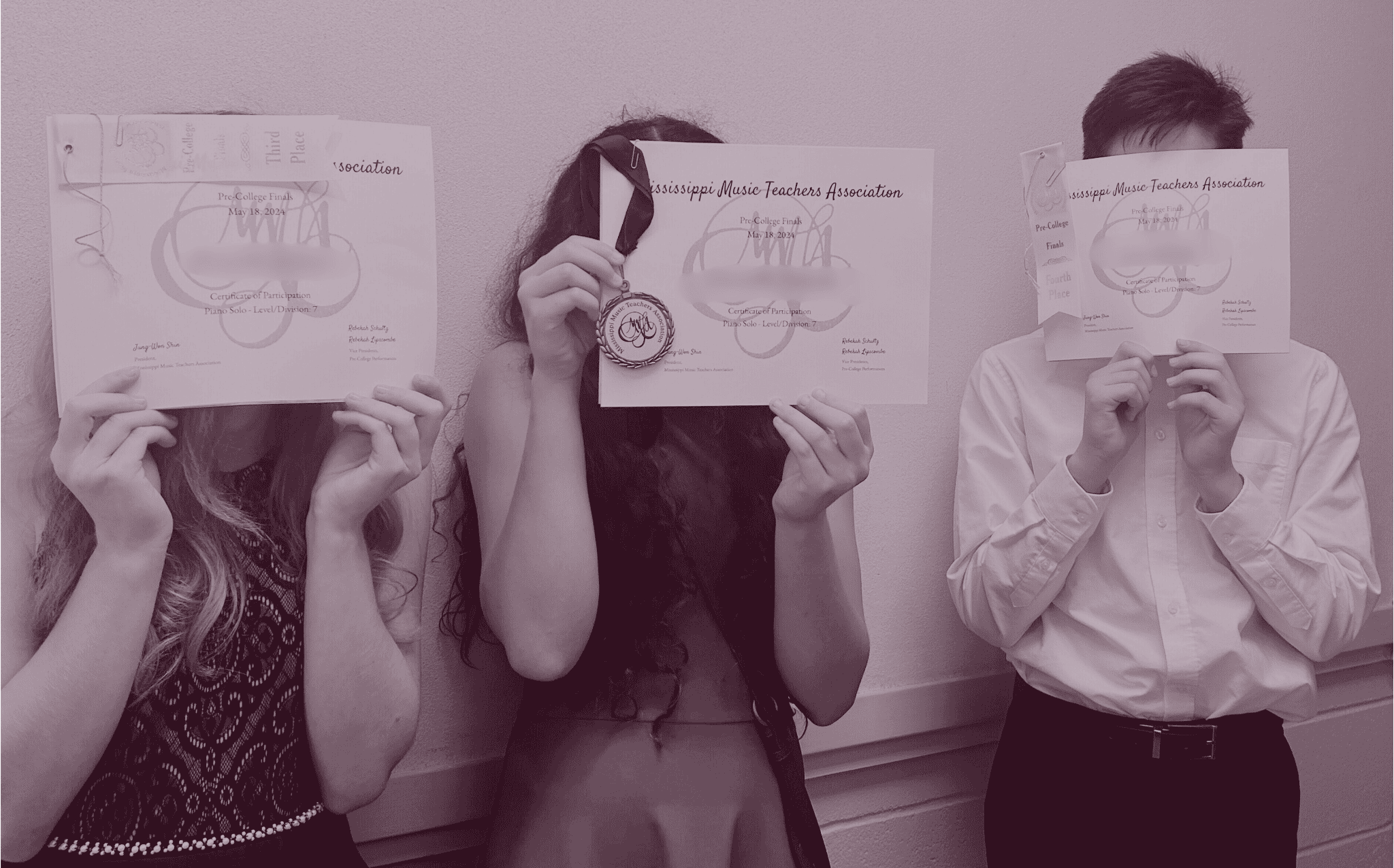 Students winning awards